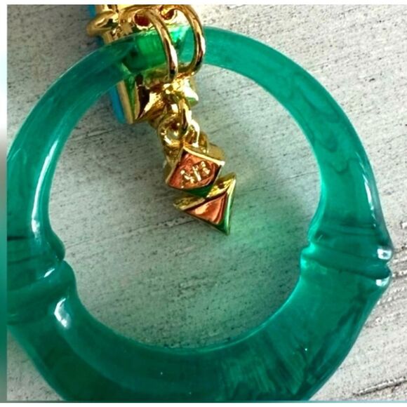 Alexis Bittar Jewelry - ALEXIS BITTAR JADEITE GREEN AND TURQUOISE EARRINGS!!! NWOT!!!  GORGEOUS!!!